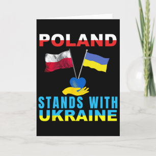 Tarjeta Polonia se pone del lado de Ucrania Polaca Ucrania