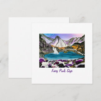 Tarjeta Polos de hadas Skye Scotland