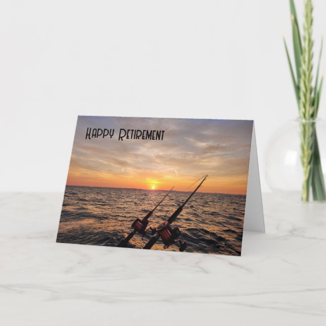 Tarjeta Polos de pesca de jubilación (Anverso)