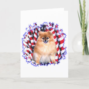 Tarjeta Pomeranian Patriot