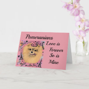 Tarjeta Pomerano