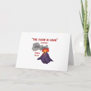 Tarjeta Pompeya El Suelo Es Lava