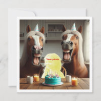 Pon mi cara en la imagen, caballos y niño