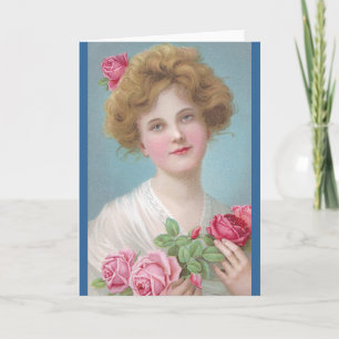 Tarjeta Pon Rosas en tus mejillas