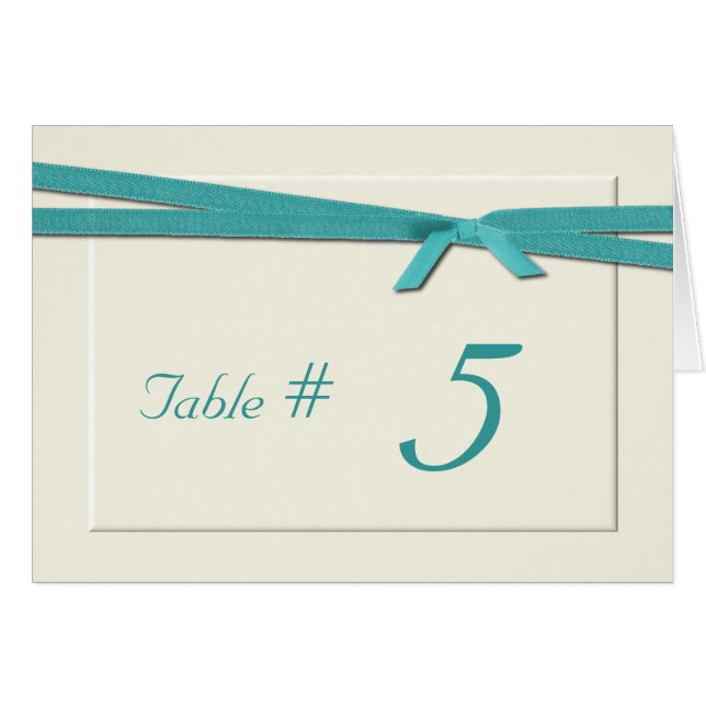 Tarjeta poner crema de la tabla del boda (Anverso (Horizontal))