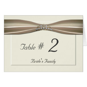 Tarjeta poner crema elegante de la tabla del boda