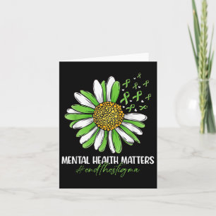 Tarjeta Poner Fin Al Estigma De La Salud Mental A La Enfer