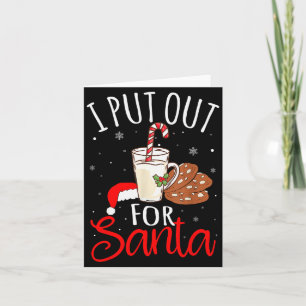 Tarjeta Pongo Leche Y Galletas Para Santa Navidad Diversió