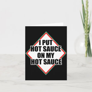 Tarjeta Pongo Salsa Picante En Mi Salsa Picante