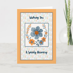 Tarjeta Ponte bien para alguien que se siente muy enfermo