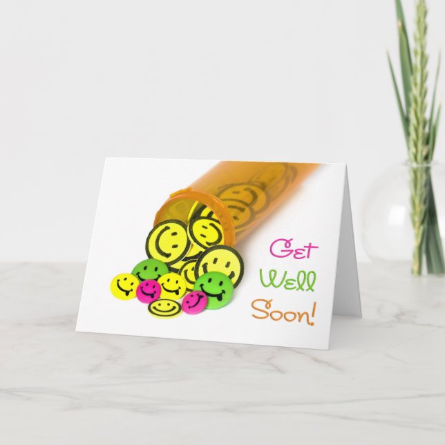 Tarjeta Ponte bien pronto (Anverso)