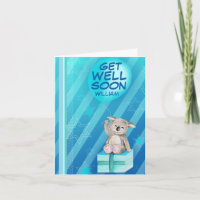 Ponte bien pronto chico llamado Koala Card Blue
