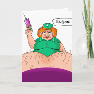 Tarjeta Ponte bien pronto con humor gracioso