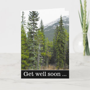 Tarjeta "Ponte bien pronto..." + Escenario de Bosques y Mo