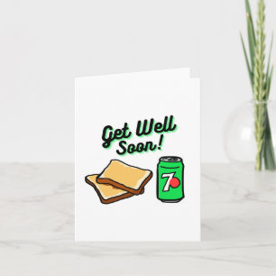 Tarjeta Ponte bien pronto - Humor irlandés