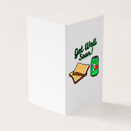 Tarjeta Ponte bien pronto - Humor irlandés