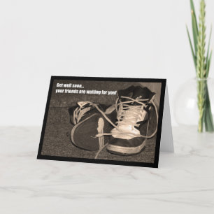 Tarjeta Ponte bien pronto tus amigos te extrañarán