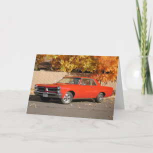 Tarjeta Pontiac GTO