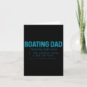 Tarjeta Pontón de definición de papá de barco Capitán Prop