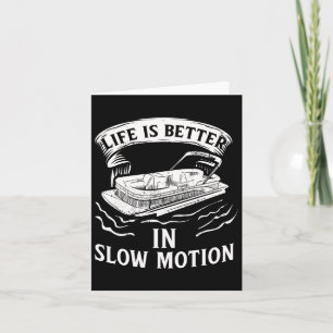 Tarjeta Pontoon Pontooning Toon Pantoon Pontoon Bote Lake