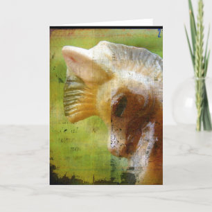 Tarjeta Pony Antiguo