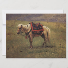 Tarjeta Pony Himalaya (Caballo pequeño) (Vasily Vereshchag
