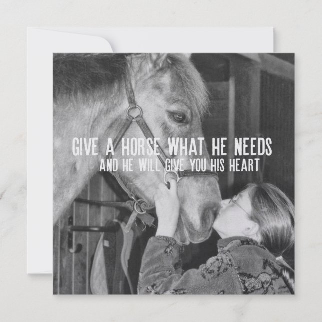 tarjeta PONY LOVE 5.25 x 5.25 (Anverso)