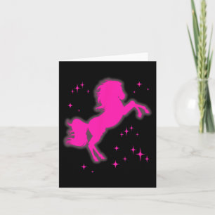 Tarjeta Pony Y Heels Lover Clubs De Chicas Rosados Disco N