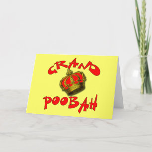 Tarjeta Poobah magnífico con los productos de la corona