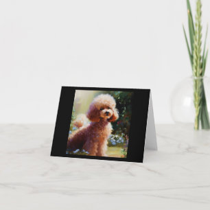 Tarjeta Poodle