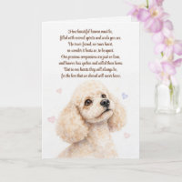 Poodle Perro Simpatía Pérdida Pésame