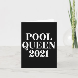 Tarjeta Pool Queen 2021 - Billiards