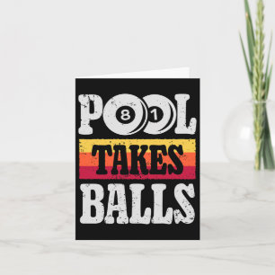 Tarjeta Pool se lleva graciosa Billiards Player 8 Ball Gif