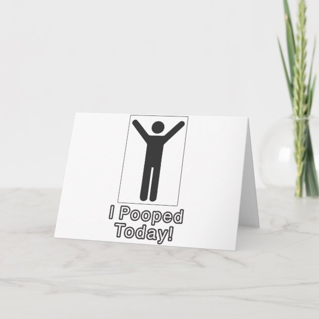 Tarjeta Pooped hoy (Anverso)
