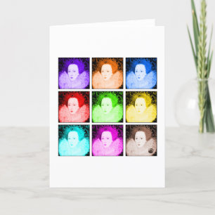 Tarjeta Pop Art Elizabeth I