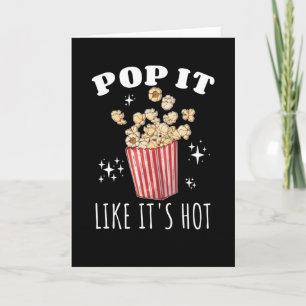 Tarjeta Pop como si fuera Hot Popcorn