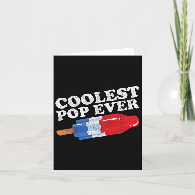Tarjeta Pop Popsicse Funny Retro Bomba Padres Día Gif (Anverso)