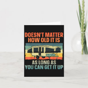 Tarjeta Pop Up Camper Art Para Hombres Mujeres Pop Up Trai