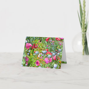 Tarjeta Poppies pintados II