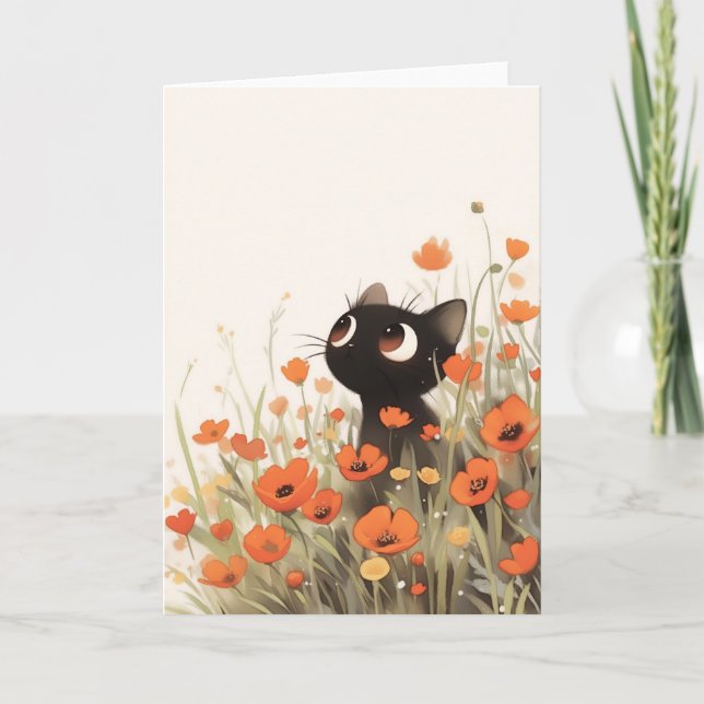 Tarjeta Poppy Meadow (Anverso)