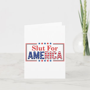 Tarjeta Por América 4 De Julio