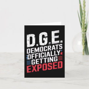Tarjeta Por ejemplo, Doge Political Satire Bandera America