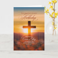 por el Arzobispo Bendición de la Cruz Cristiana Re