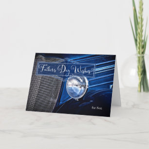 Tarjeta por el auto clásico de Son Blue en el Día del Padr