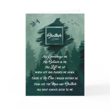 por el bosque verde de cumpleaños del hermano