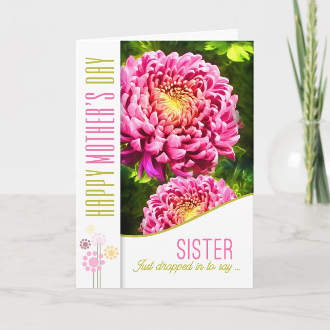 Tarjeta por el Jardín de la Hermana Dahlia en el Día de la (Anverso)