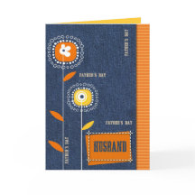 Por el marido en el Día del Padre. Patrón de denim