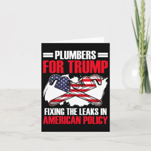 Tarjeta Por el presidente Trump y las elecciones tecnológi