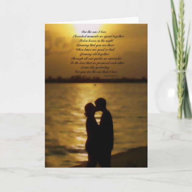 Tarjeta Por el que amo (Anverso)