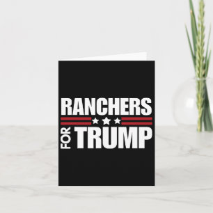 Tarjeta Por el republicano conservador electoral de Trump
